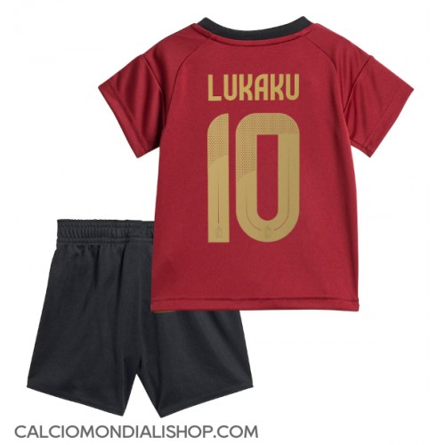 Maglie da calcio Belgio Romelu Lukaku #10 Prima Maglia Bambino Europei 2024 Manica Corta (+ Pantaloni corti)